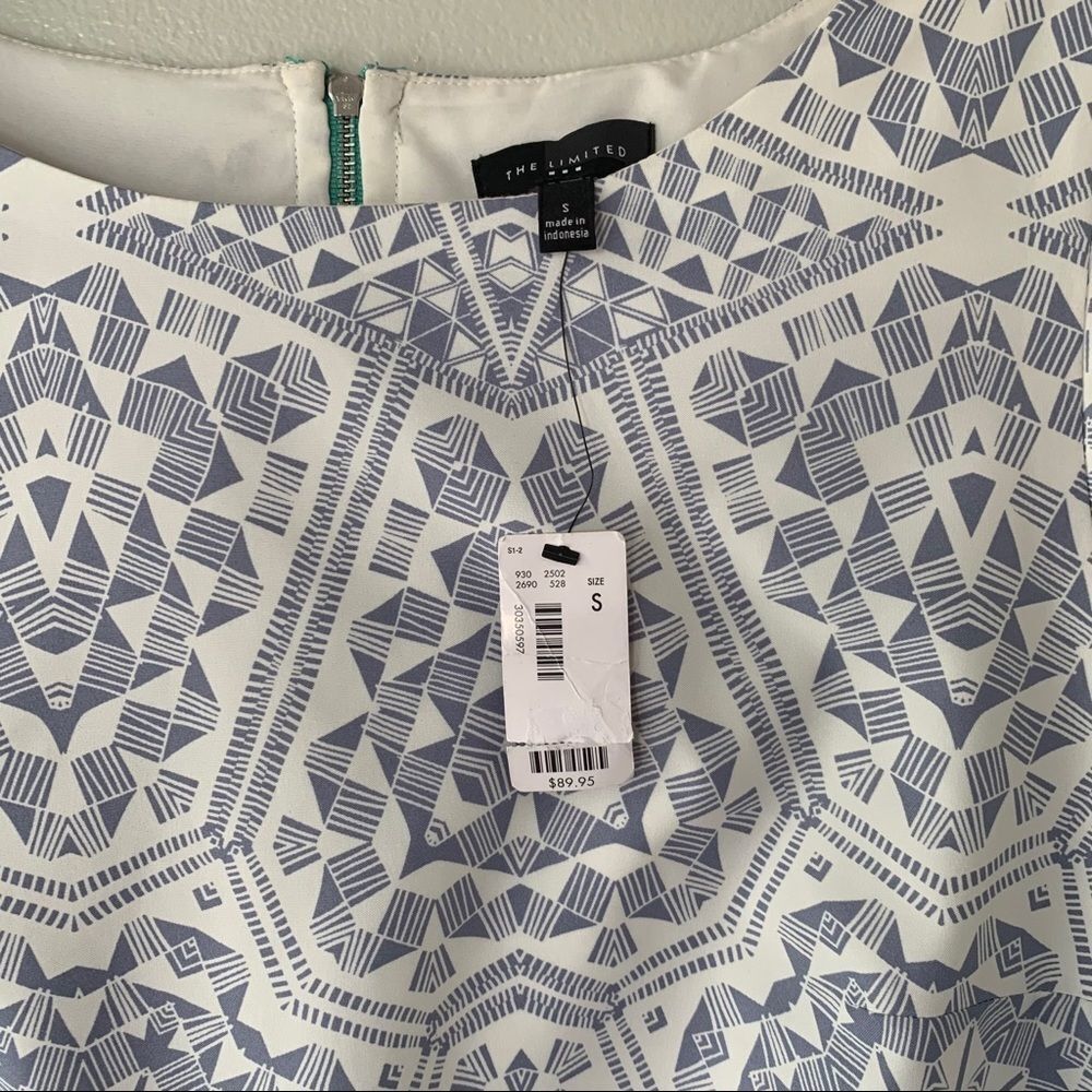 NWT, The Limited pattern shift dress, Size Small - Picture 3 of 5